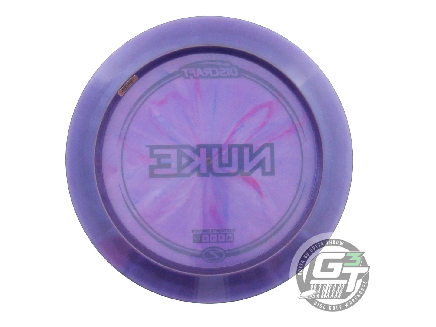 NOS Discraft Z Nuke 178g Purple Green Stamp Distance Driver Golf Disc