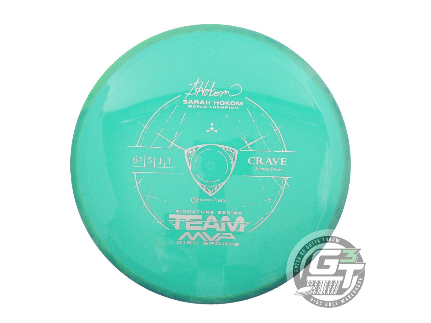 USED Axiom Discs Neutron Crave 173g Seafoam Green Rim Fairway Driver Golf Disc