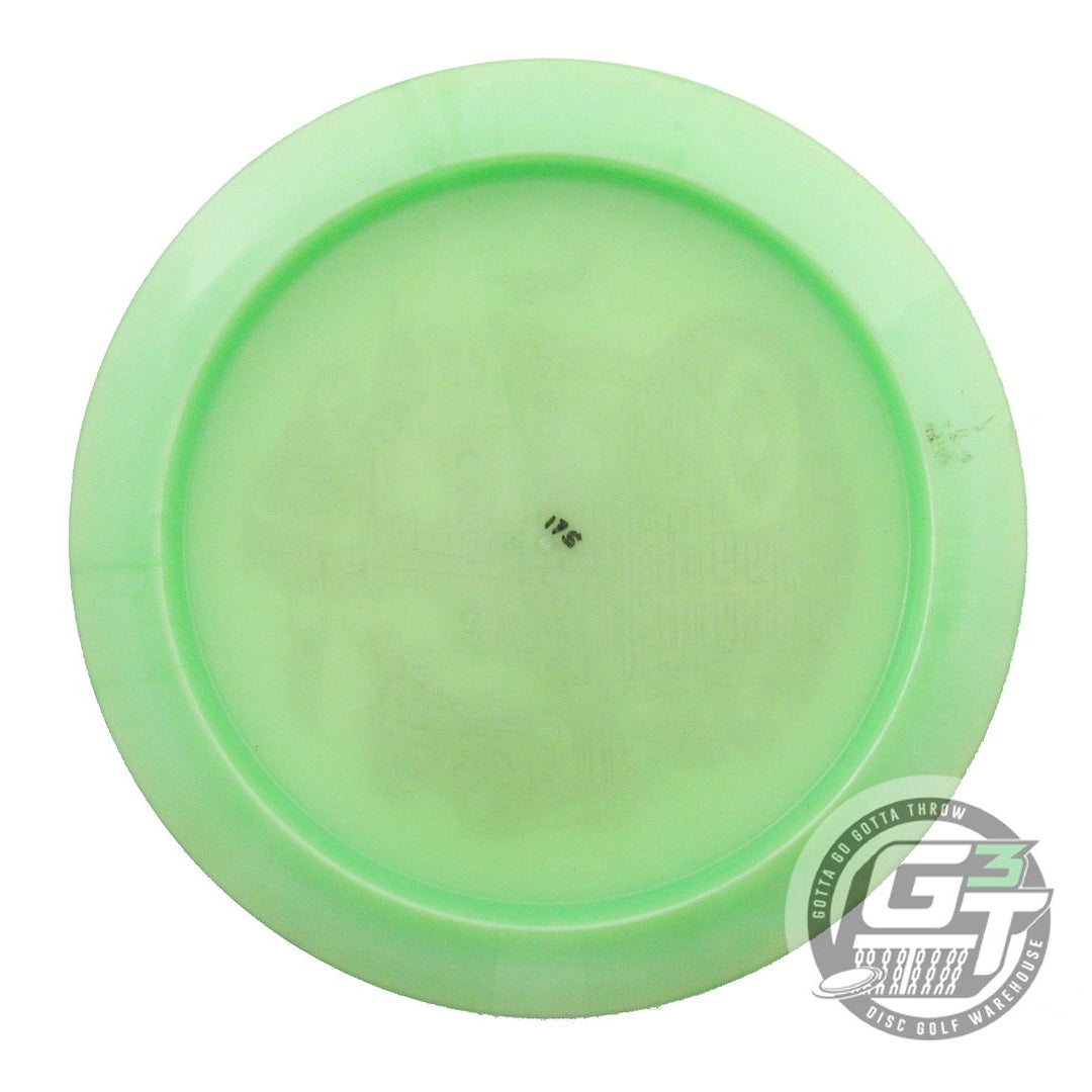 USED Legacy Discs Pinnacle Outlaw 175g Lime Gold Shatter Foil Driver Golf Disc