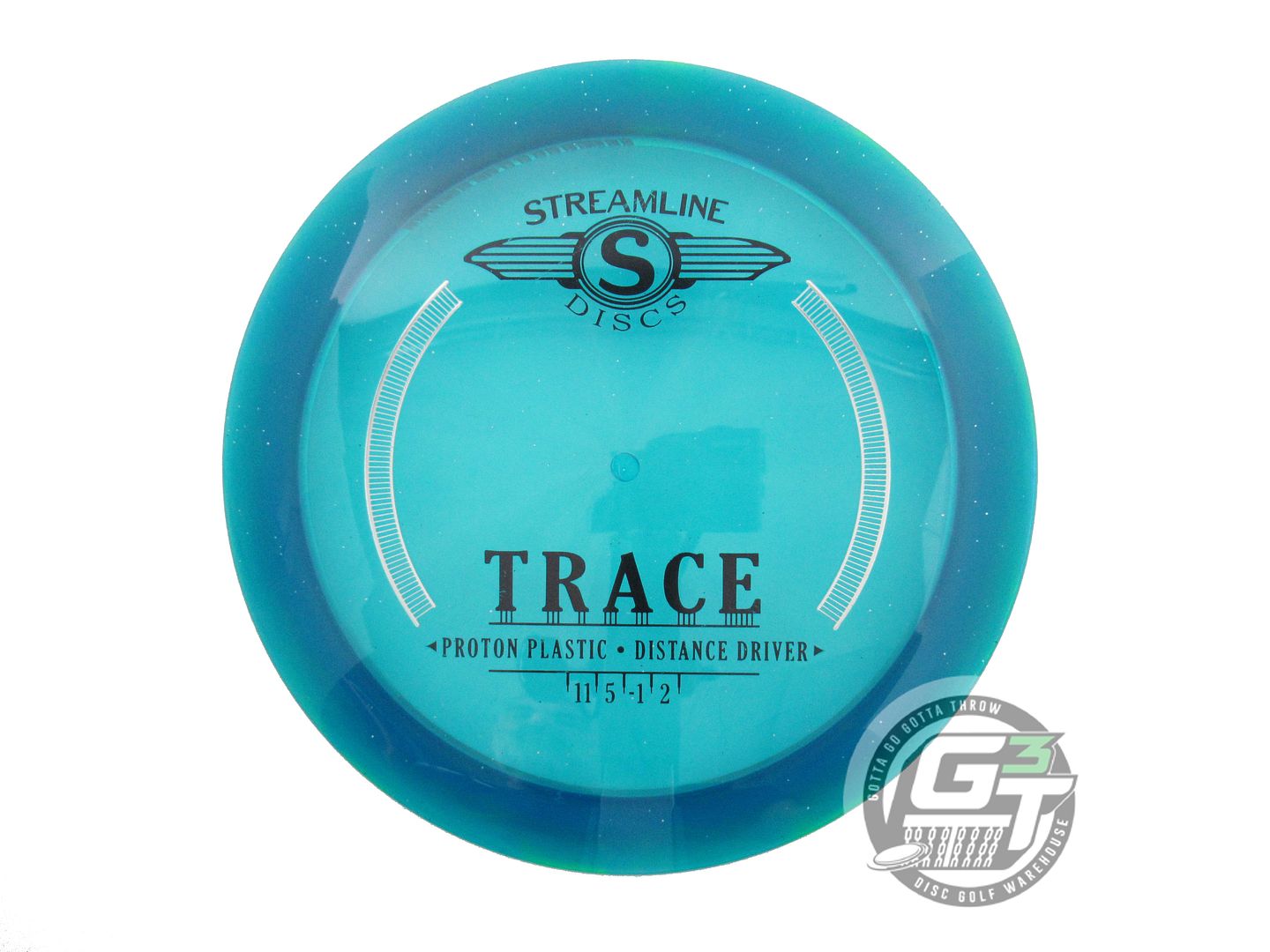 USED Streamline Discs Proton Trace 173g Blue A Distance Driver Golf Disc