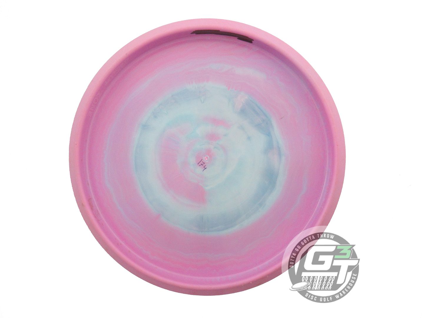 USED Discraft BIG BEE ESP Zone 174g Pink-Seafoam Holo Foil Putter Golf Disc