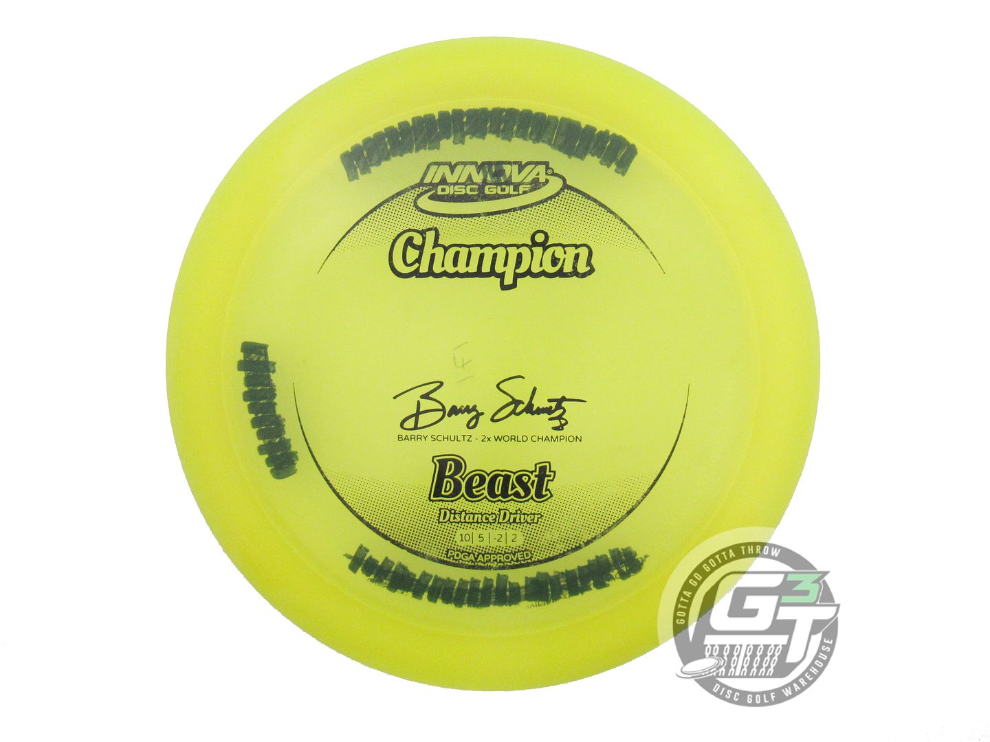 USED Innova Champion Beast 171g Yellow Black Stamp Distance Driver Golf Disc