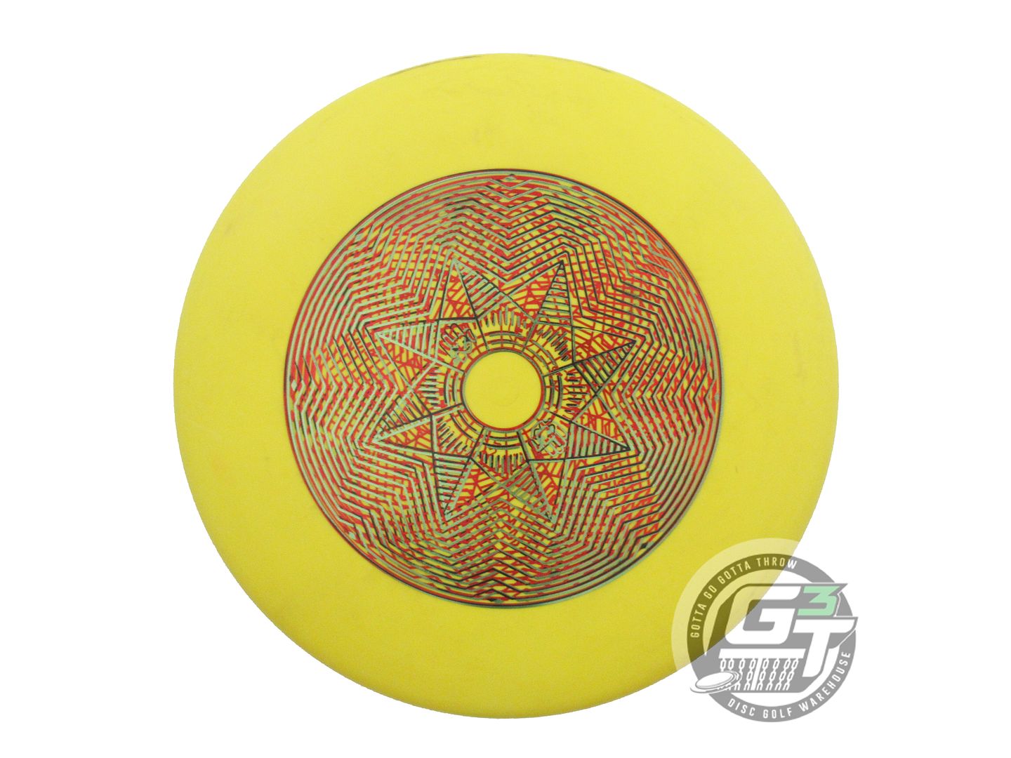 USED Dynamic Discs X-OUT Classic Hard Warden 176g Yellow Putter Golf Disc