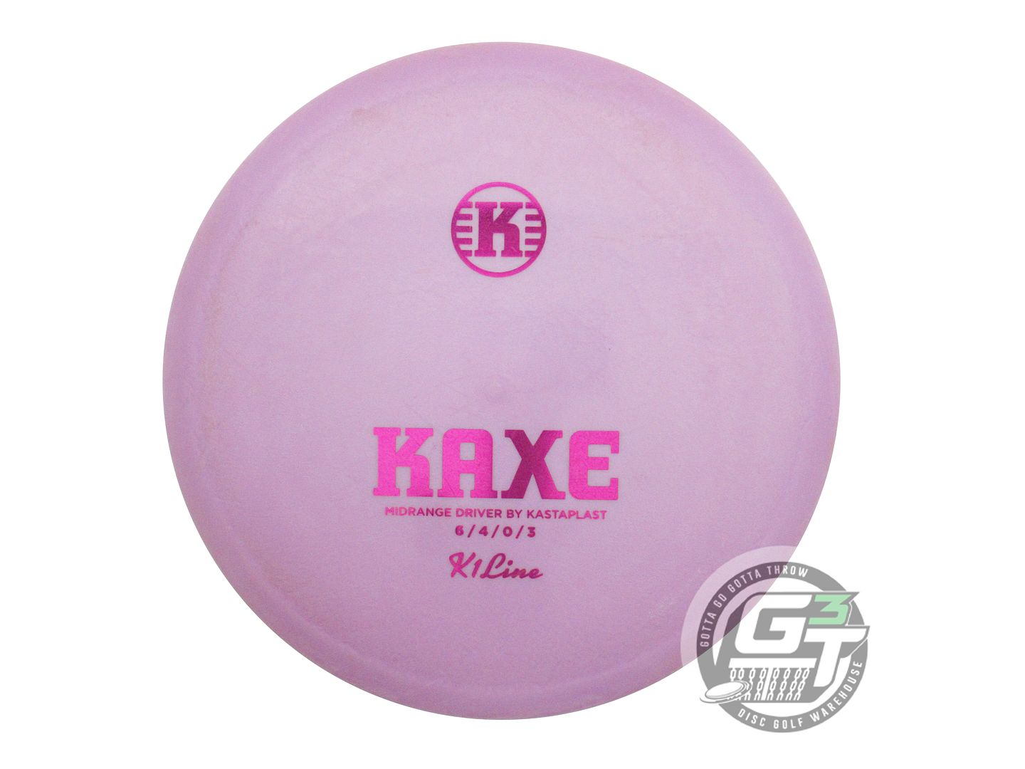 USED Kastaplast K1 Kaxe 152g Lilac Magenta Foil Midrange Golf Disc