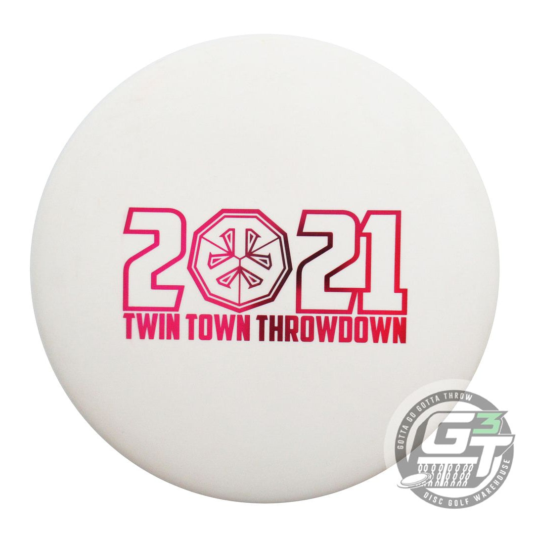 USED Dynamic Discs Classic Hard EMAC Judge 174g White Magenta Foil A Putter Disc