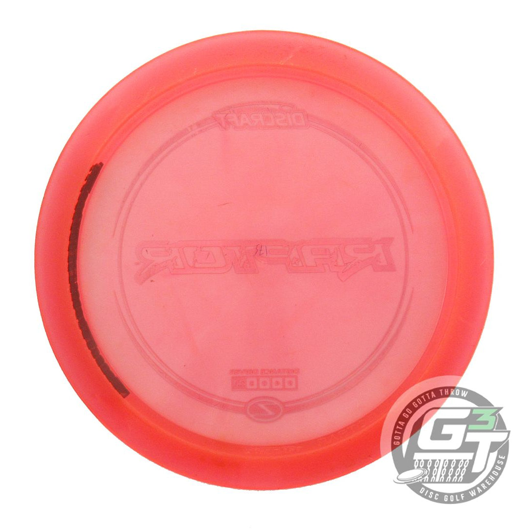 USED Discraft Z Raptor 175g Coral Blue Holo Foil Distance Driver Golf Disc