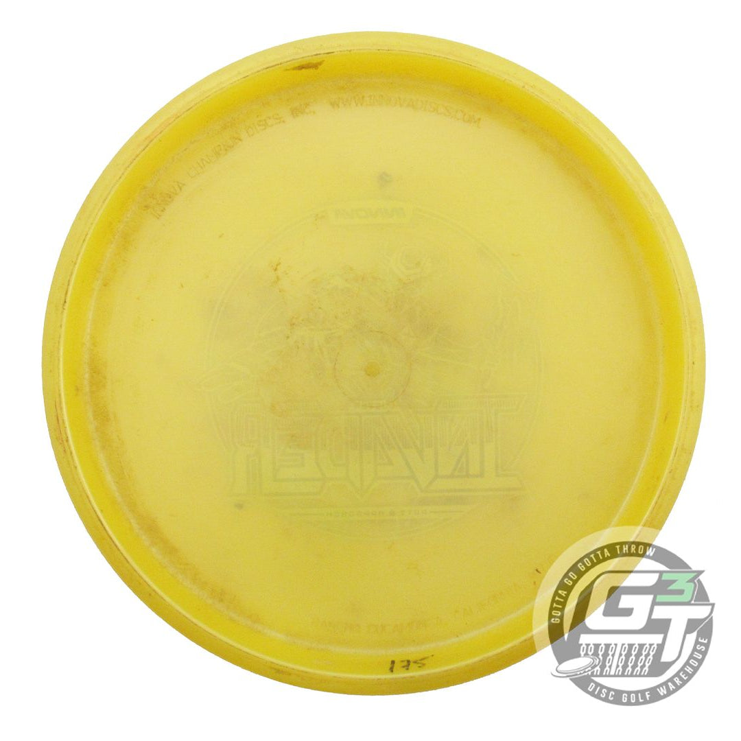 USED Innova Luster Champion Invader 175g Yellow Wonder Bread A Putter Golf Disc