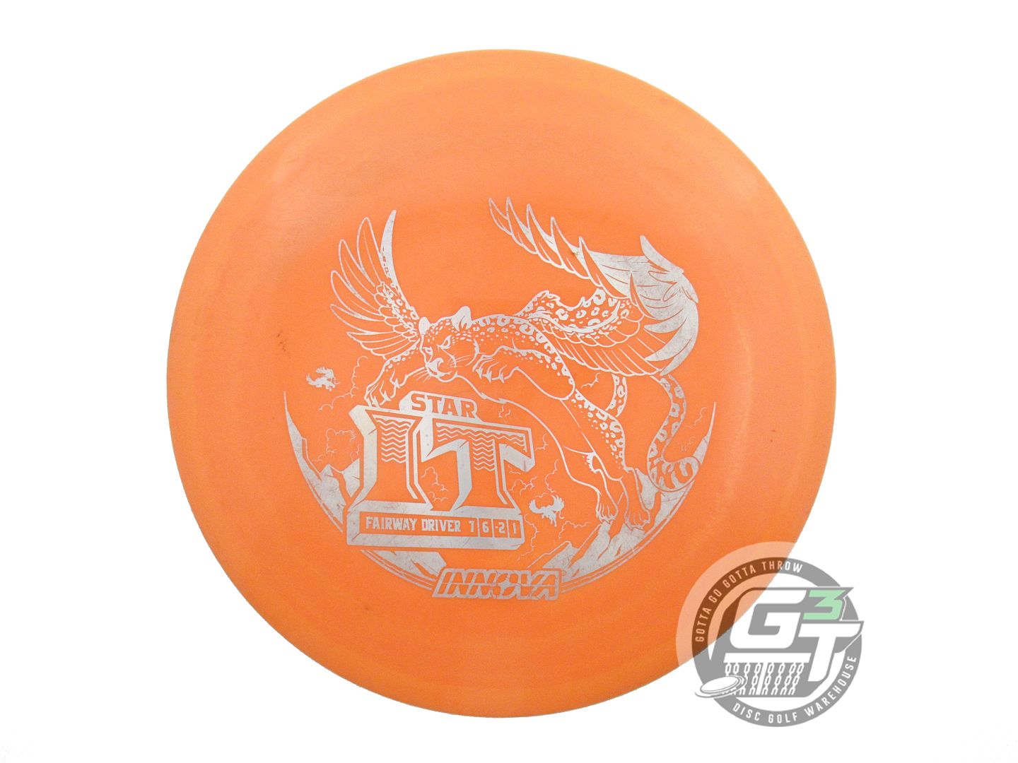 USED Innova Star IT 174g Orange Silver Holo Foil Fairway Driver Golf Disc