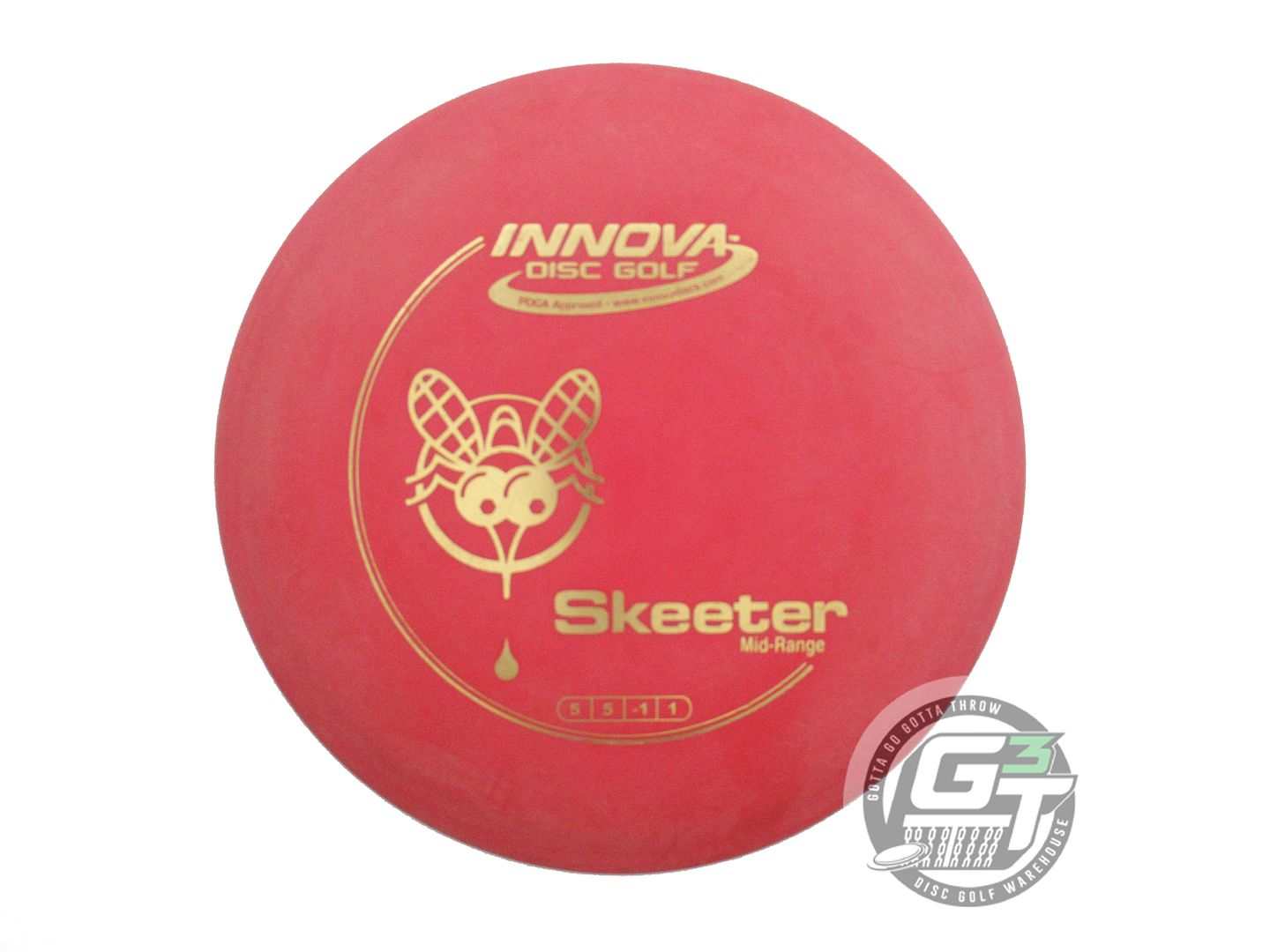 USED Innova DX Skeeter 172g Red Gold Foil Midrange Golf Disc