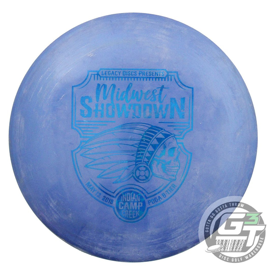 USED Legacy Discs Legend Gauge 180g Blurple Blue Foil CHALKY Midrange Golf Disc