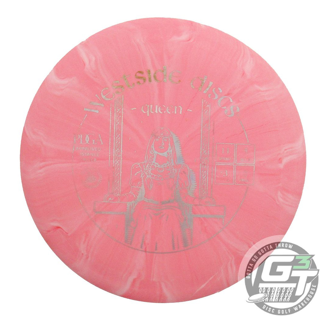 USED Westside Discs Origio Burst Queen 172g Pink Silver Holo Foil Driver Disc