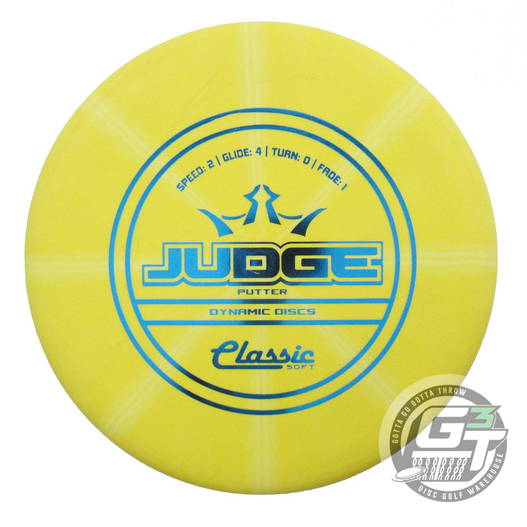 Dynamic Discs Classic Soft Burst Judge Putter Golf Disc (Individually Listed)