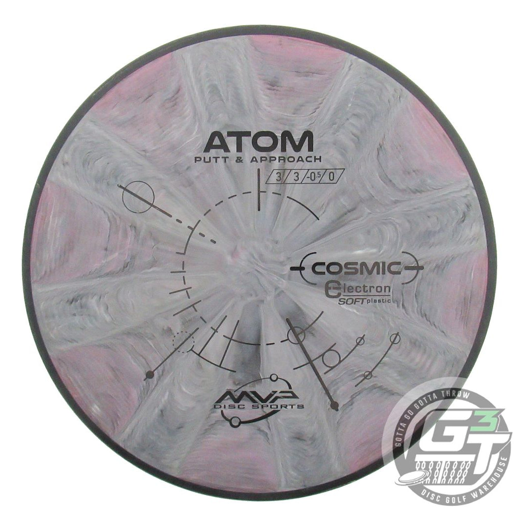 USED MVP Disc Sports Classic Cosmic Electron Soft Atom 175g Gray Putter Disc