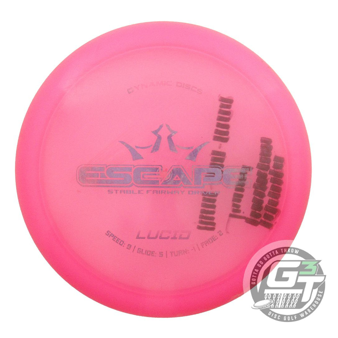 USED Dynamic Discs Lucid Escape 175g Pink Lilac Foil Fairway Driver Golf Disc
