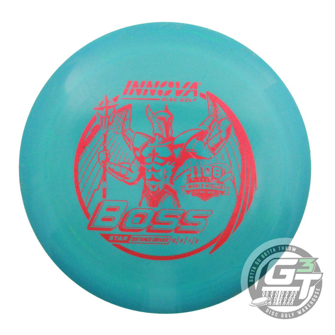USED Innova Star Boss 174g Dark Teal Red Foil Distance Driver Golf Disc