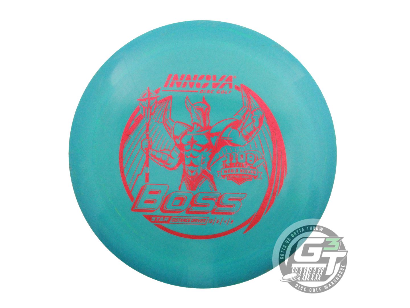 USED Innova Star Boss 174g Dark Teal Red Foil Distance Driver Golf Disc