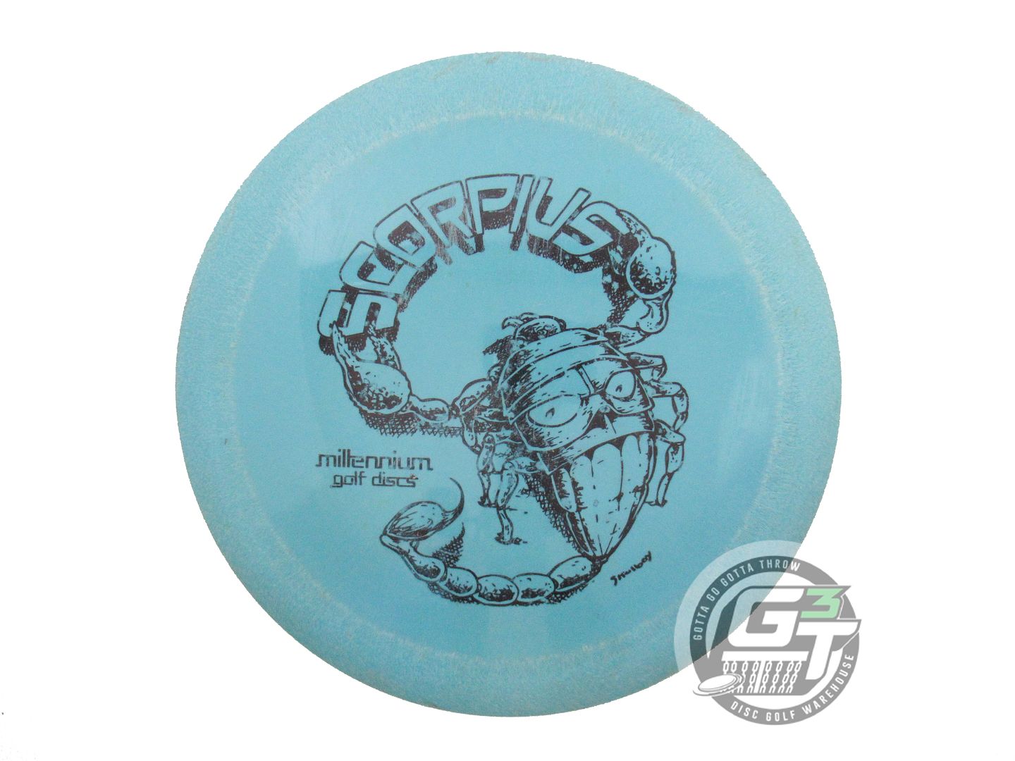 USED Millennium Sirius Scorpius 162g Teal Black Stamp Distance Driver Golf Disc