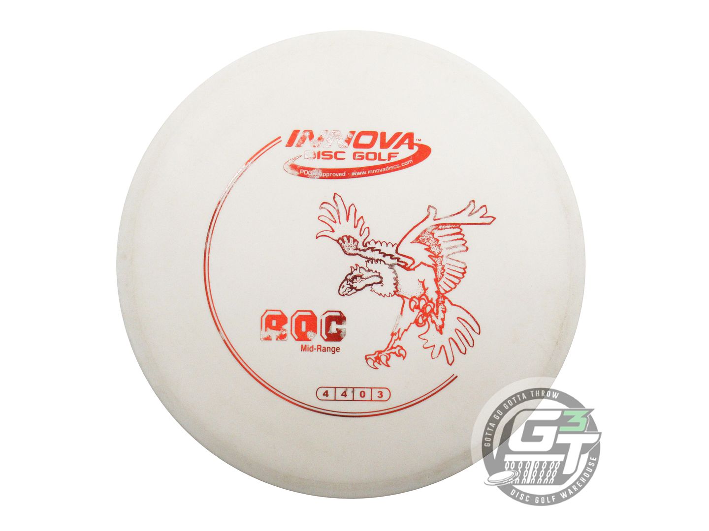 USED Innova DX Roc 170g White Red Foil Midrange Golf Disc