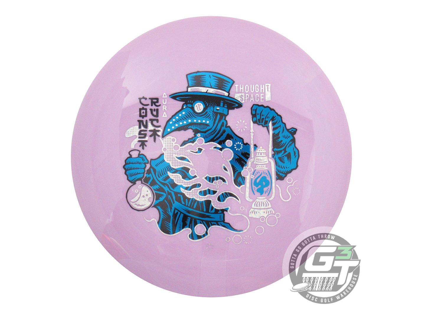 USED Thought Space Aura Construct 174g Lilac Distance Driver Golf Disc
