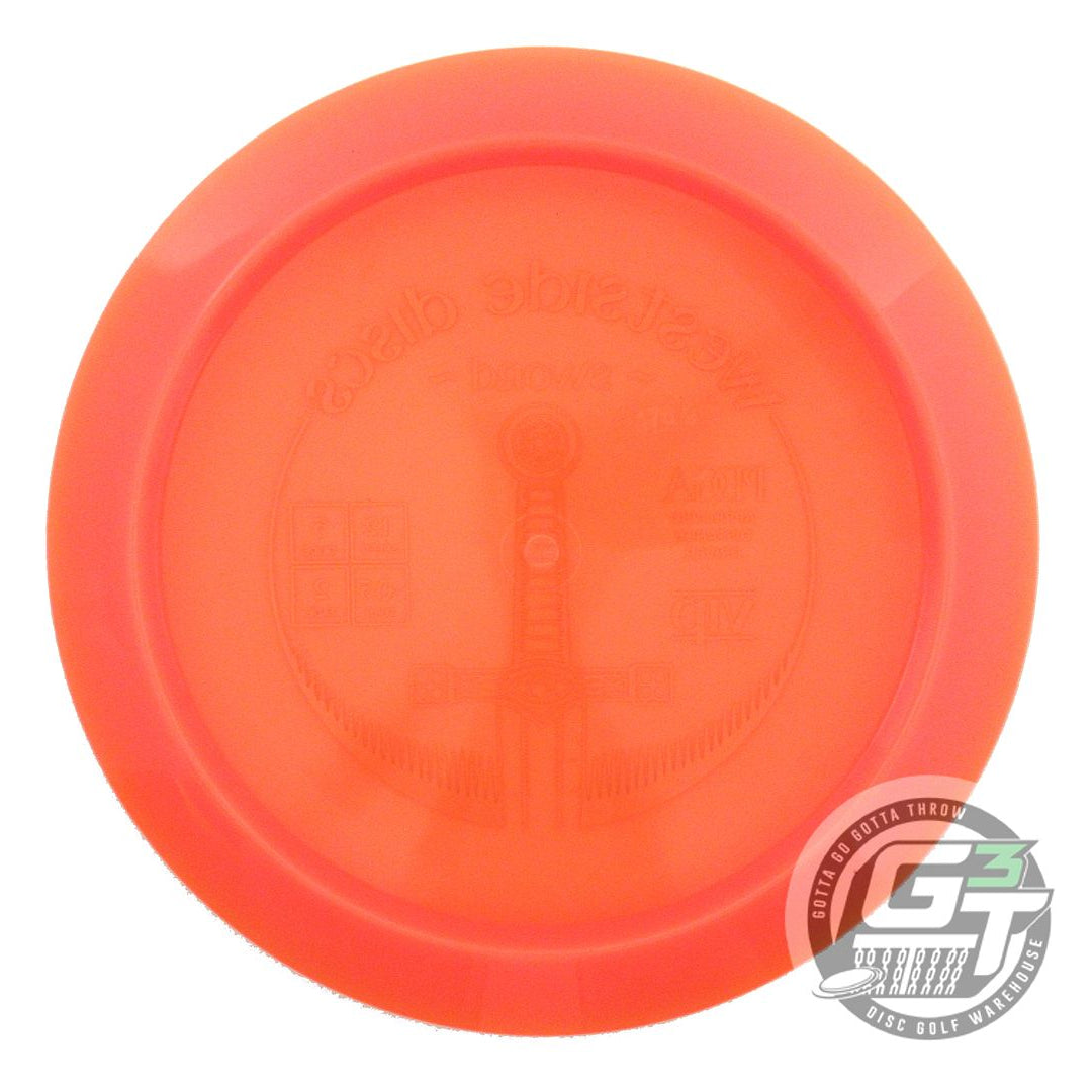 NOS Westside Discs VIP Sword 176g Orange Teal Foil Distance Driver Golf Disc