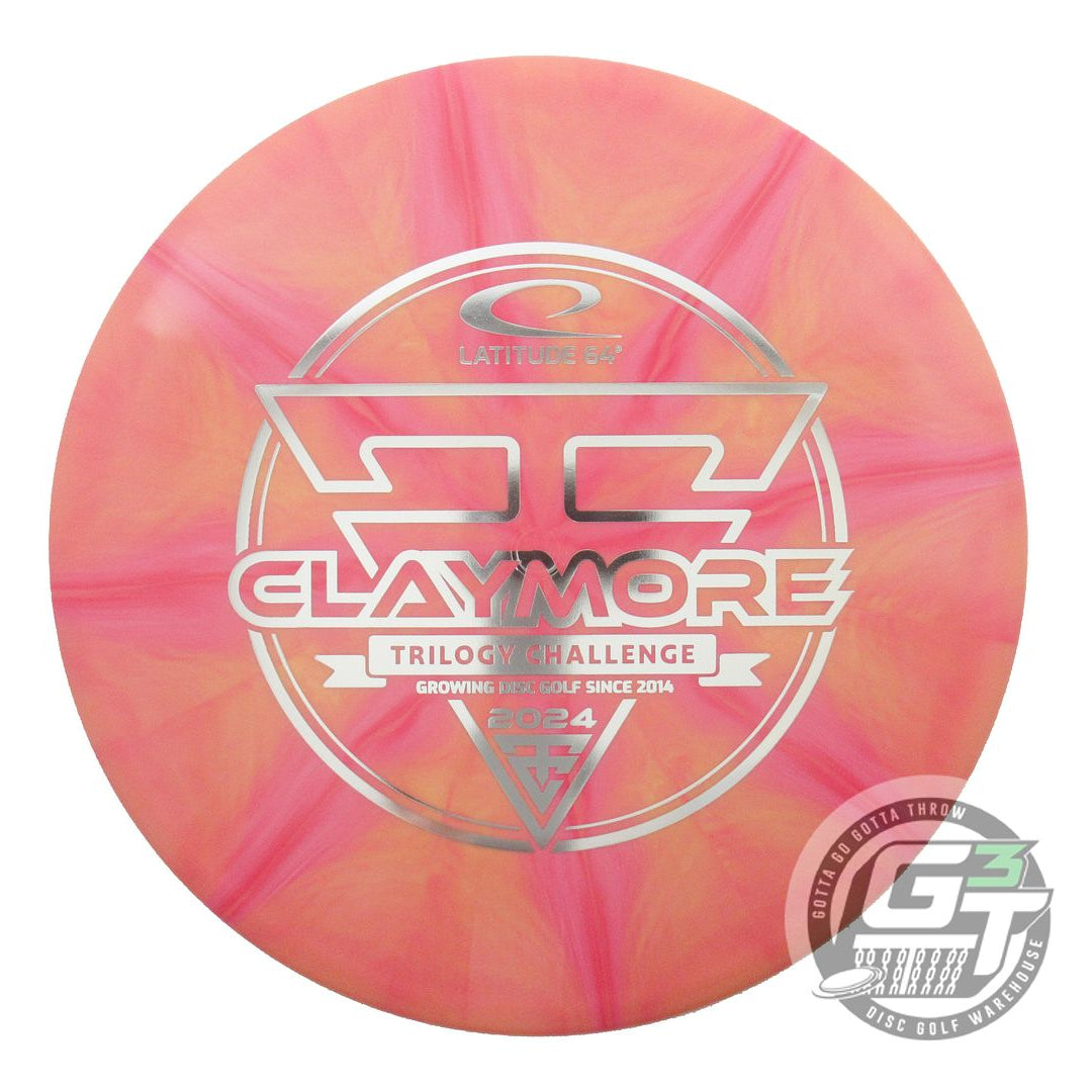 Latitude 64 Limited Edition 2024 Trilogy Challenge Gold Ice Burst Claymore Midrange Golf Disc (Individually Listed)