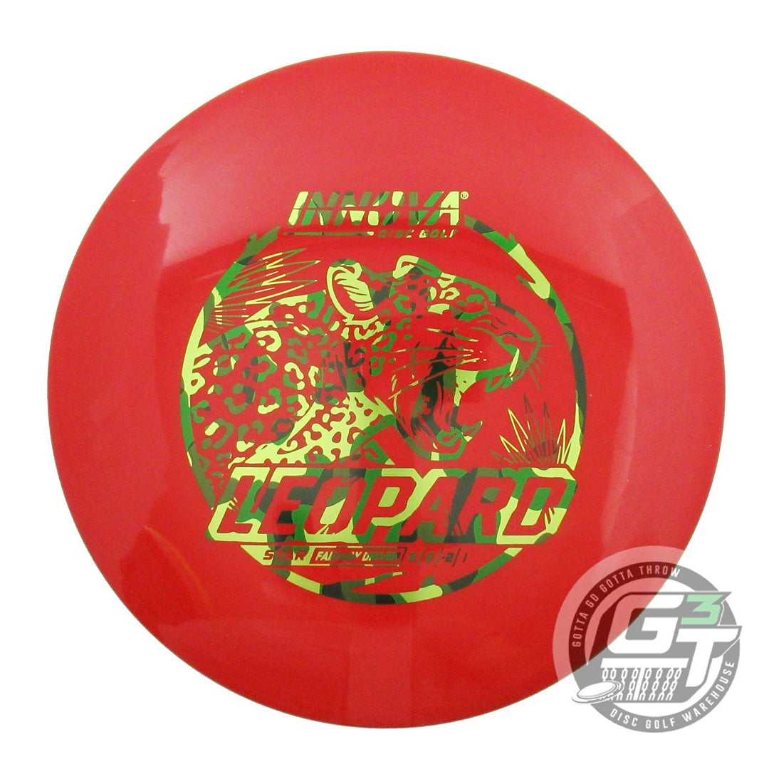 USED Innova Star Leopard 168g Red Green Camo Foil Fairway Driver Golf Disc