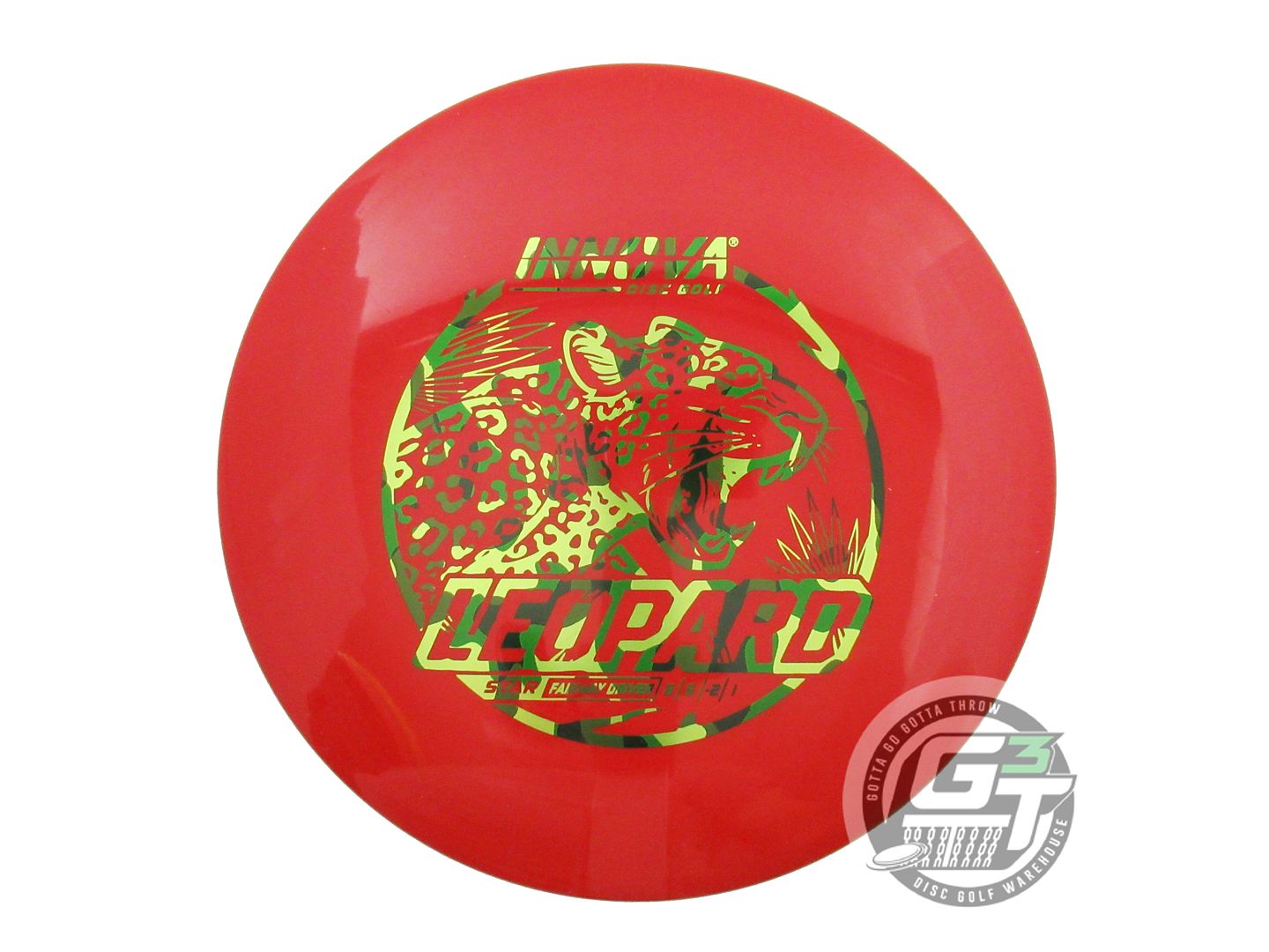 USED Innova Star Leopard 168g Red Green Camo Foil Fairway Driver Golf Disc