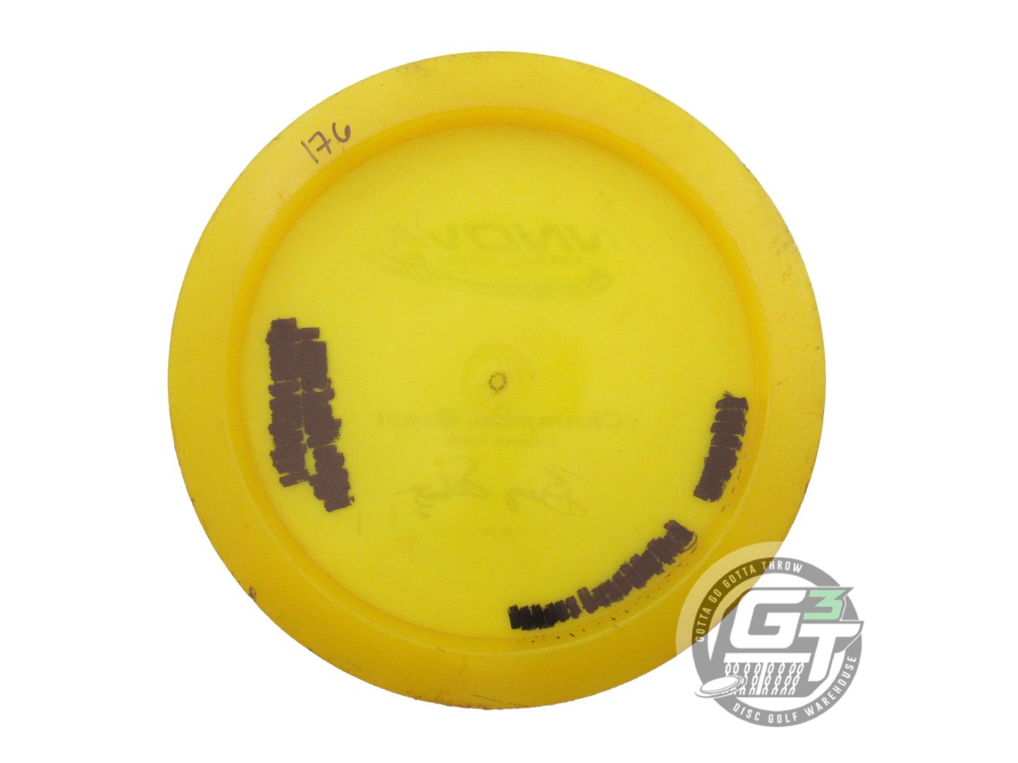 USED Innova Champion Beast 176g Marigold Silver Foil PFN Distance Driver Disc