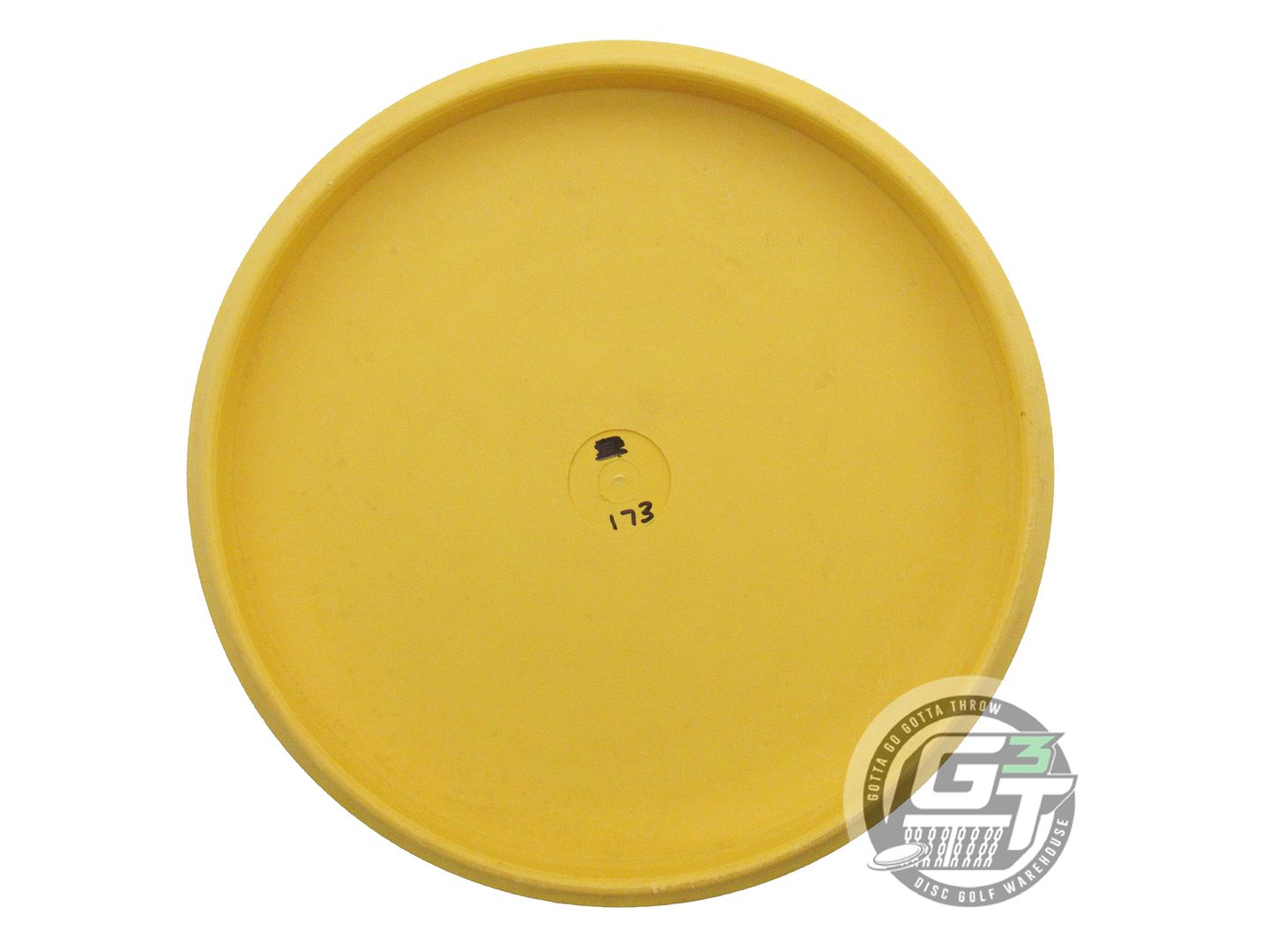 USED Lightning SureGrip #2 Upshot 173g Yellow Blue Stamp Putter Golf Disc