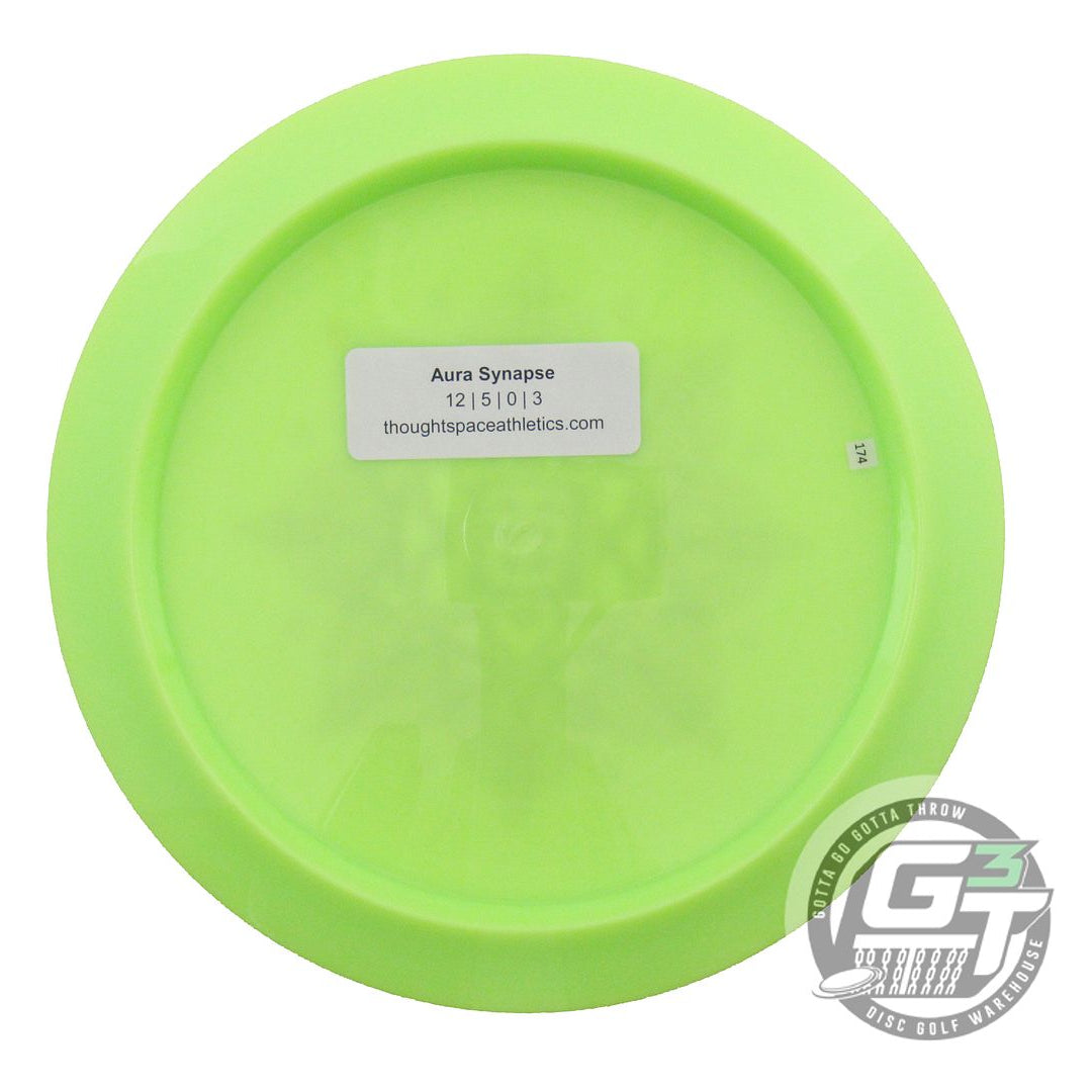 NOS Thought Space Aura Synapse 174g Yellow Distance Driver Golf Disc