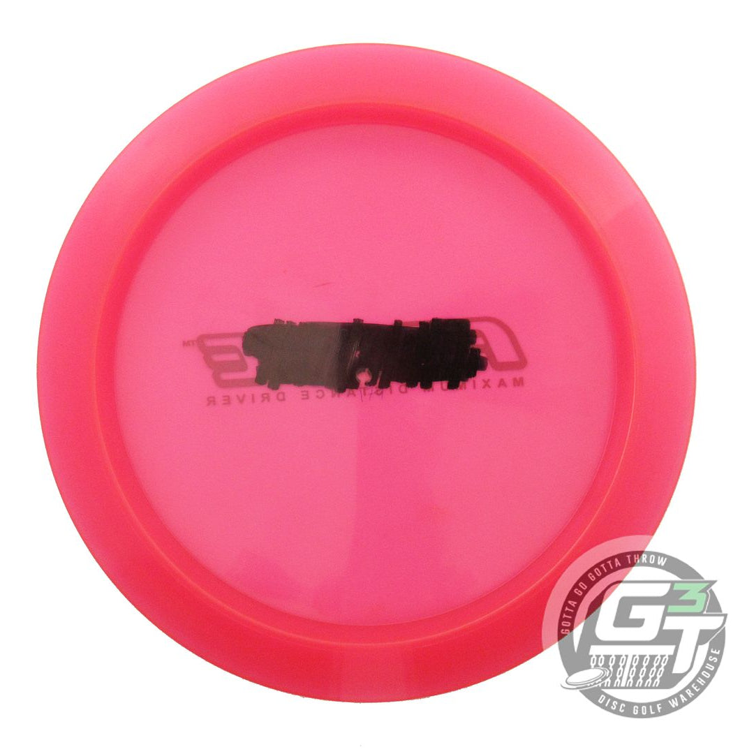 USED Discraft OLD SCHOOL Z Force 176g Pink Purple Foil Distance Driver Golf Disc