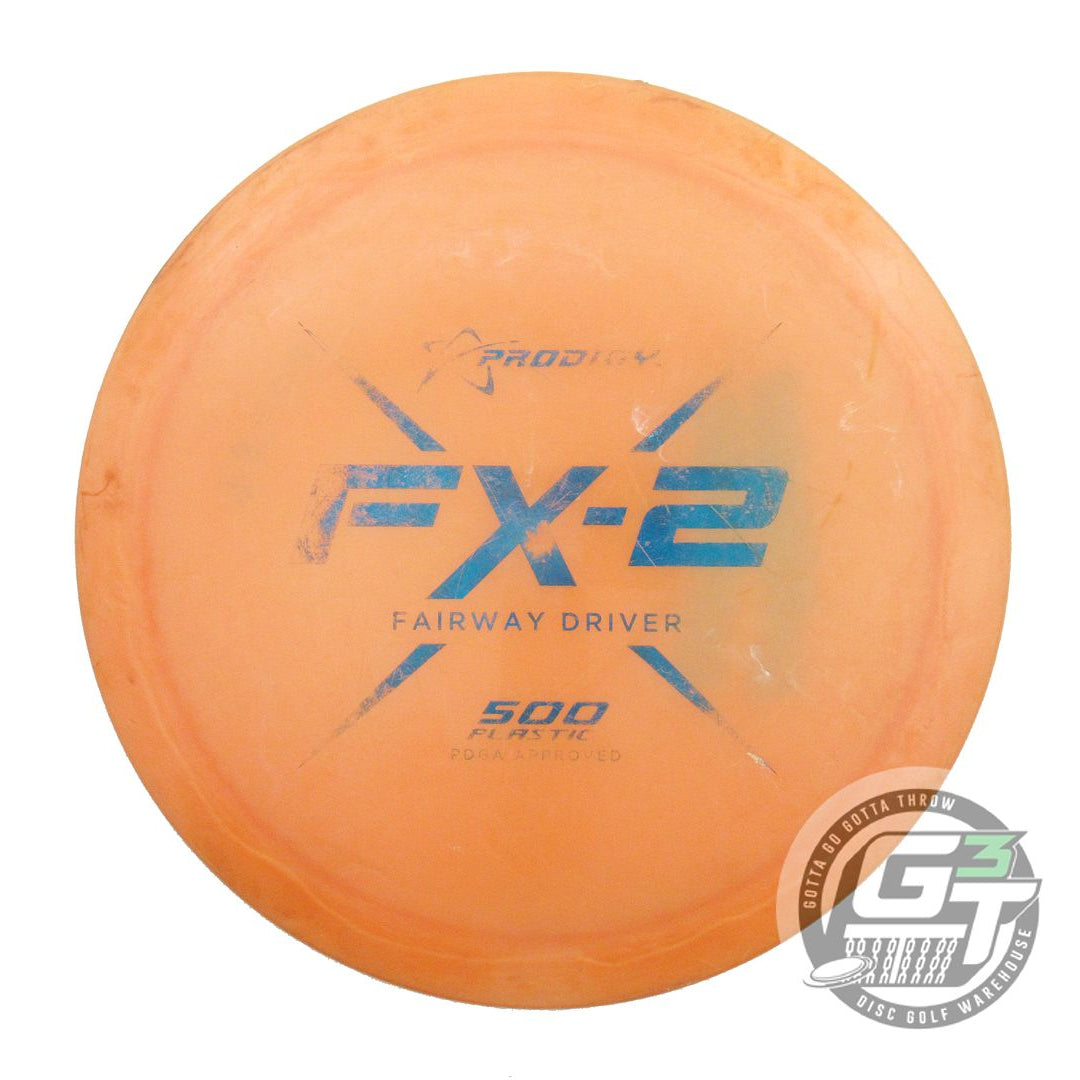 USED Prodigy Discs 500 FX2 174g Orange Blue Foil Fairway Driver Golf Disc