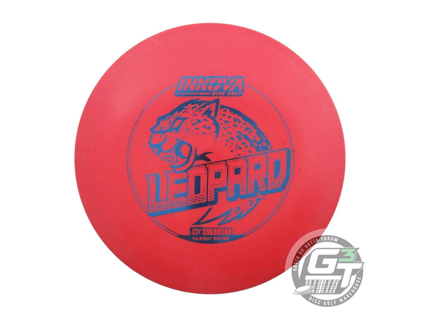 USED Innova DX Leopard 142g Red Blue Foil Fairway Driver Golf Disc