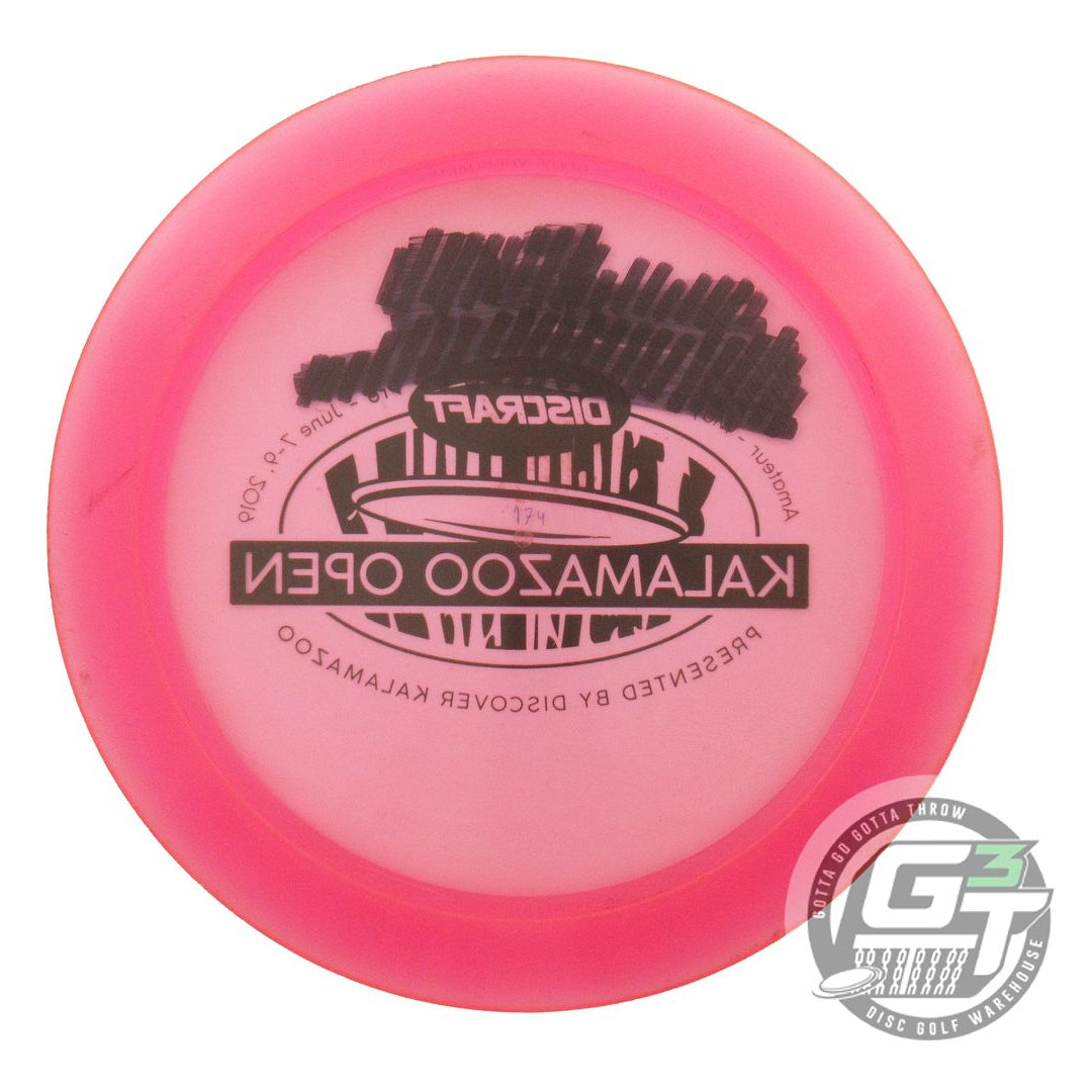 USED Discraft Z Crank 174g Red Black Stamp Distance Driver Golf Disc