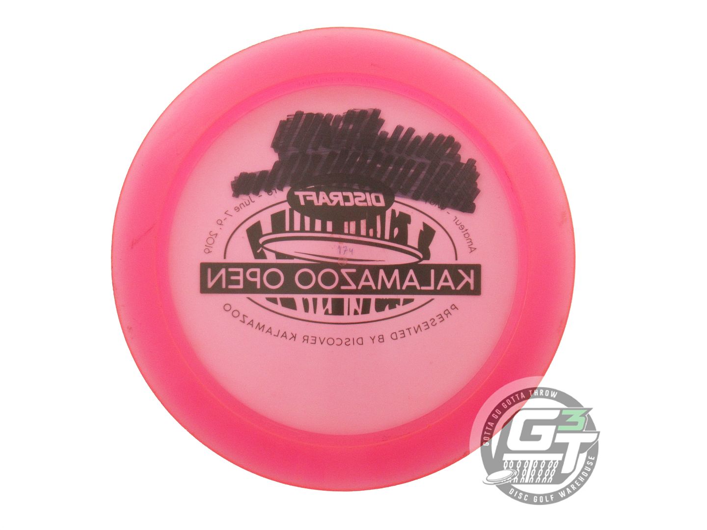 USED Discraft Z Crank 174g Red Black Stamp Distance Driver Golf Disc