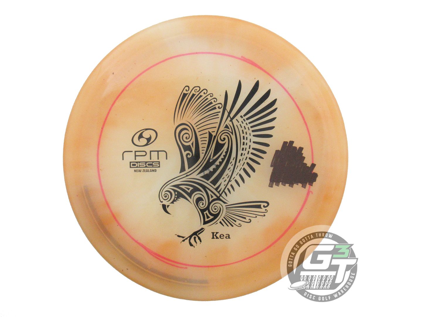 USED RPM Discs Cosmic Kea 173g Peach Black Stamp Midrange Golf Disc