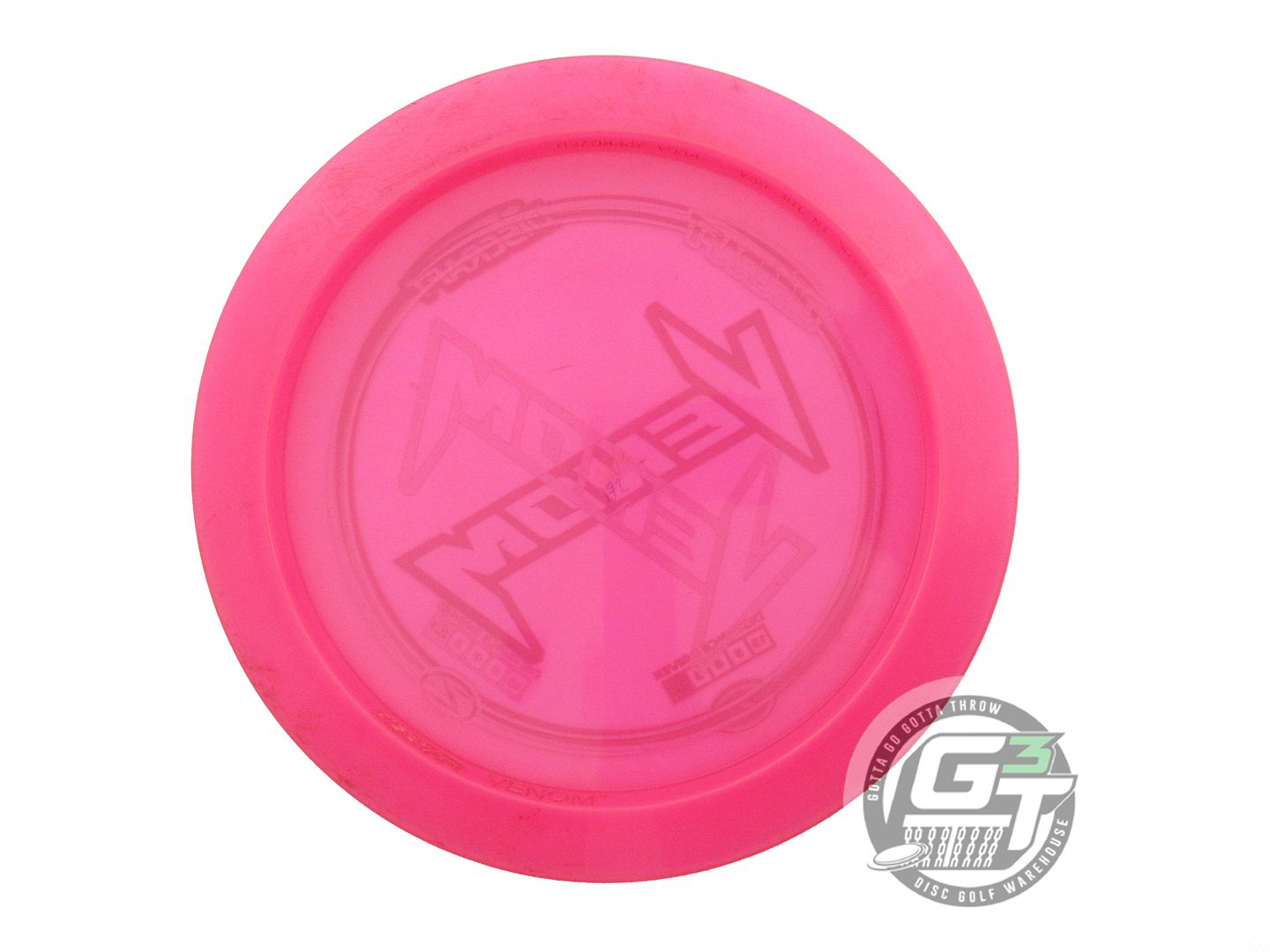 USED Discraft X-OUT Z Venom 172g Pink Distance Driver Golf Disc