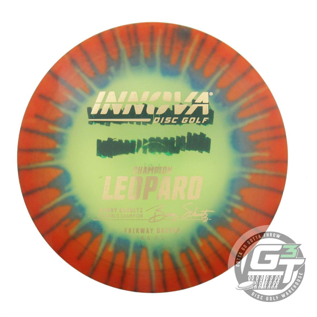 USED Innova I-DYE Champion Leopard 167g Red Burst Fairway Driver Golf Disc