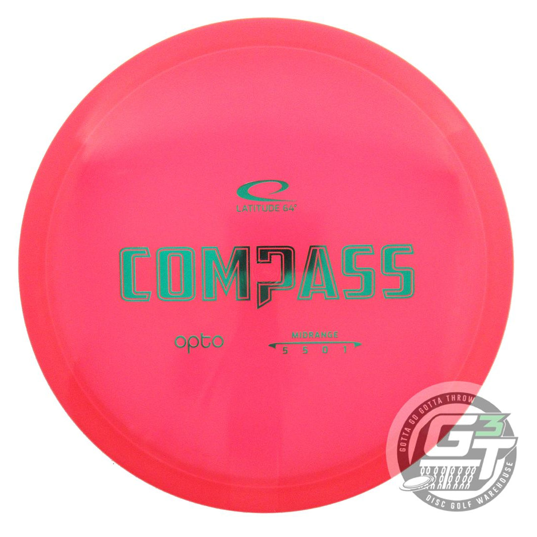 USED Latitude 64 Opto Compass 177g Red Green Foil Midrange Golf Disc