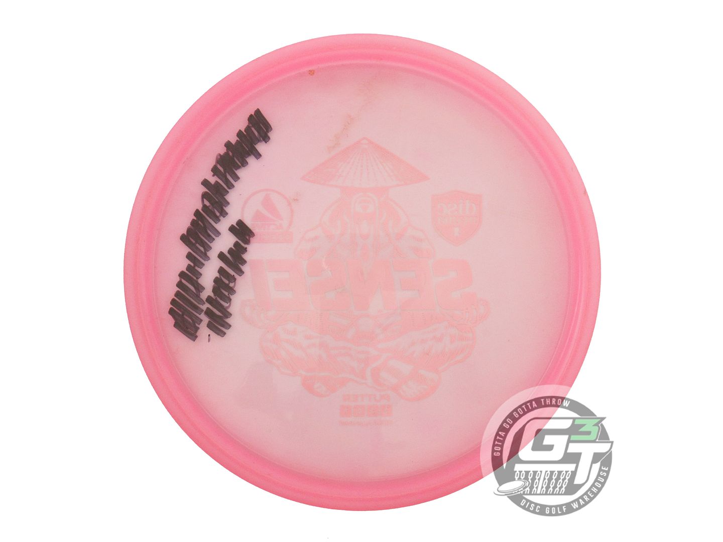 USED DiscMania Active Premium Sensei 172g Pink White Stamp Putter Golf Disc