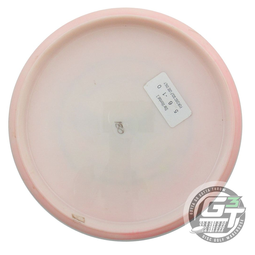 USED Innova Star Wombat3 180g Lt. Pink Silver Stamp Midrange Golf Disc