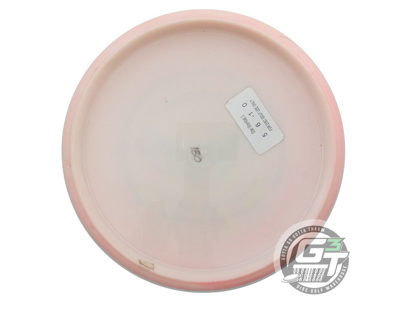 USED Innova Star Wombat3 180g Lt. Pink Silver Stamp Midrange Golf Disc