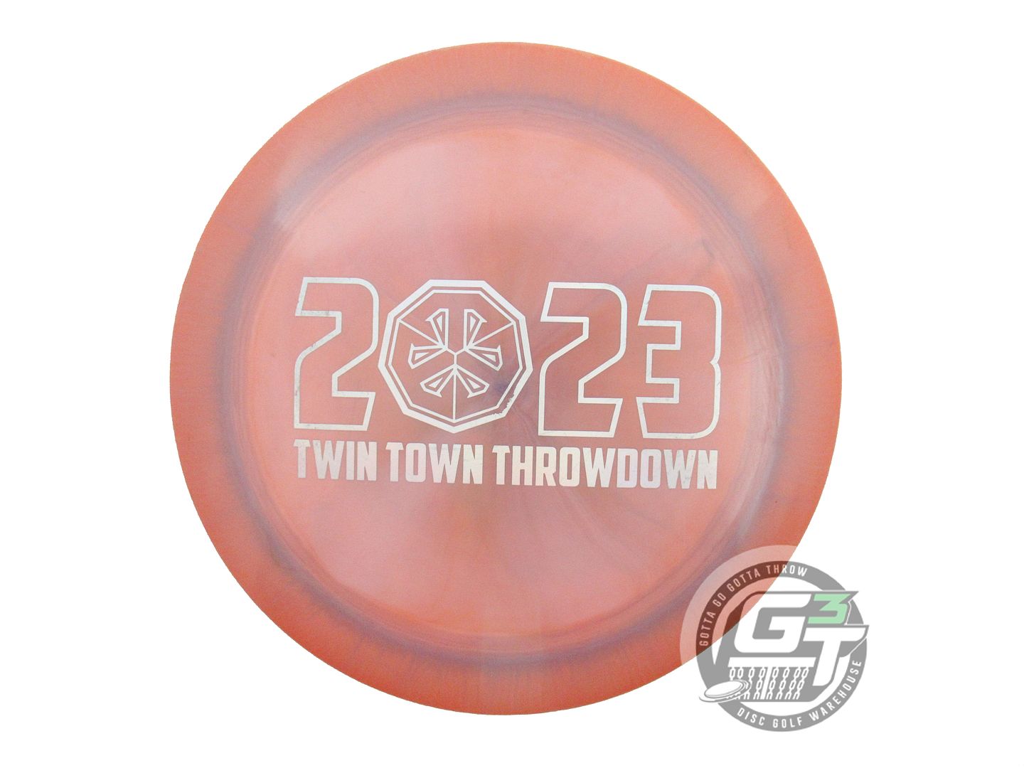 USED Discraft ESP Nuke 174g Orange-Pink Silver Holo Foil Distance Driver Disc