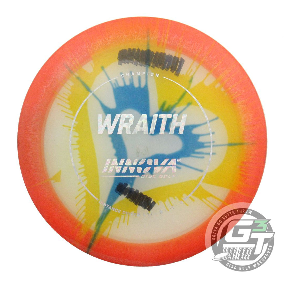 USED Innova I-DYE Champion Valkyrie 168g Heart Burst Distance Driver Golf Disc