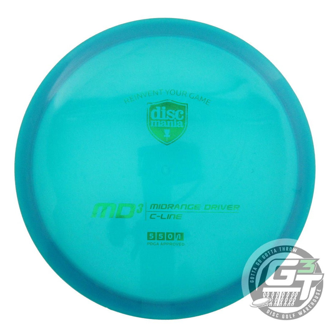 USED DiscMania C-Line MD3 175g Blue Green Foil Midrange Golf Disc