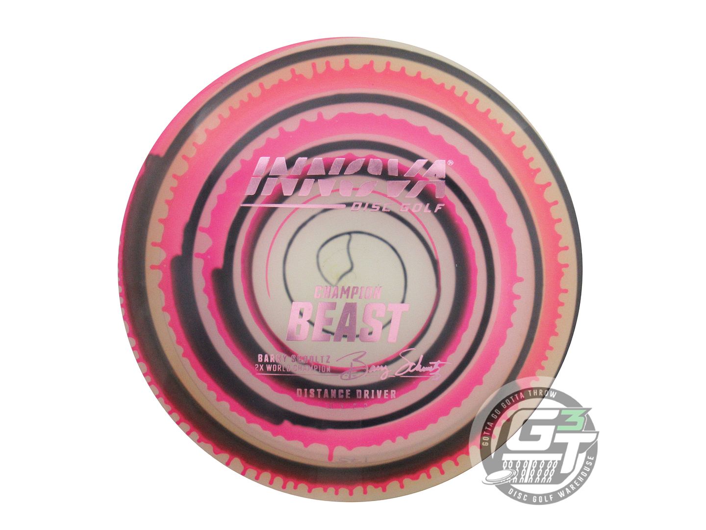 USED Innova I-DYE Champion Beast 175g Spin Burst Distance Driver Golf Disc
