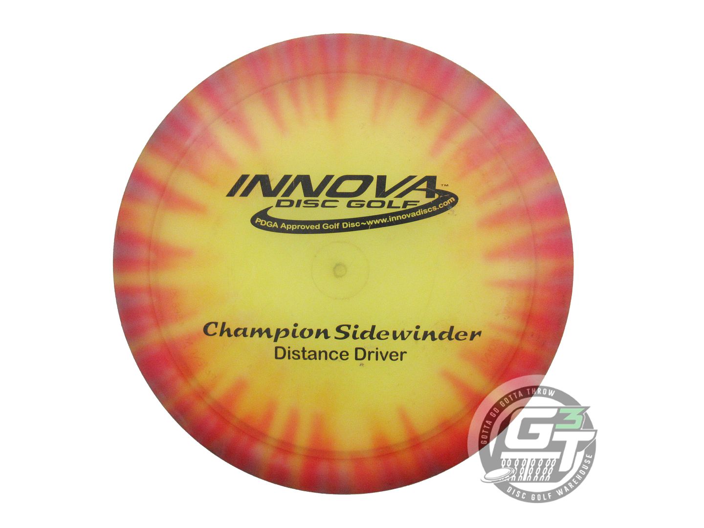 USED Innova I-DYE Champion Sidewinder 171g Pink Burst PFN Distance Driver Disc