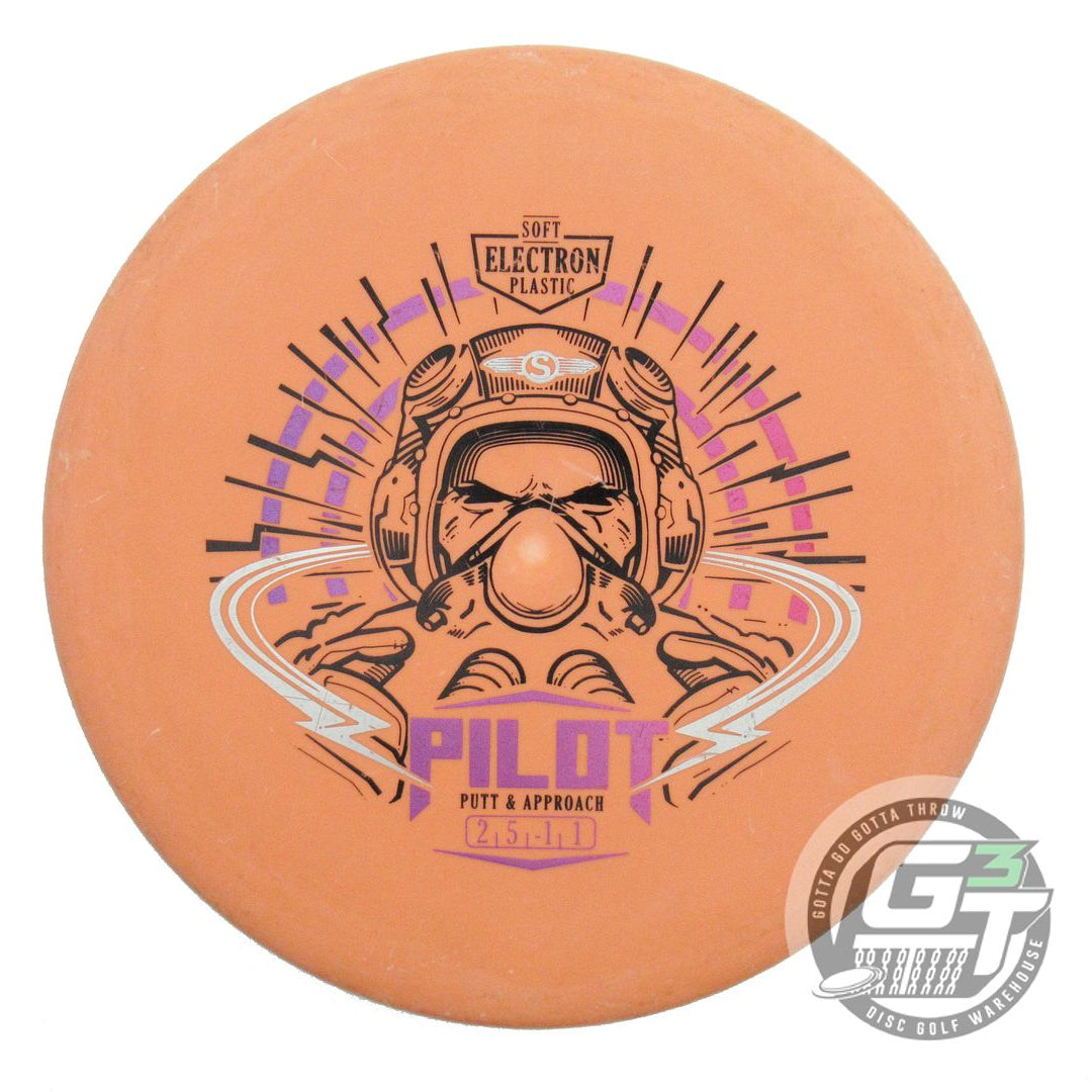 USED Streamline Discs Electron Soft Pilot 171g Orange Putter Golf Disc