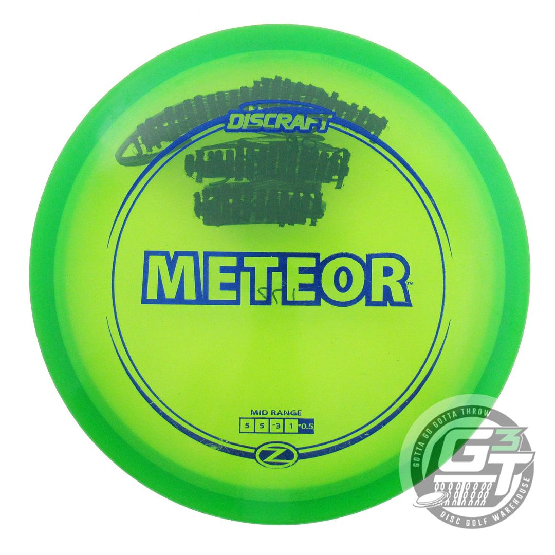 USED Discraft Z Meteor 172g Green Blue Foil Midrange Golf Disc