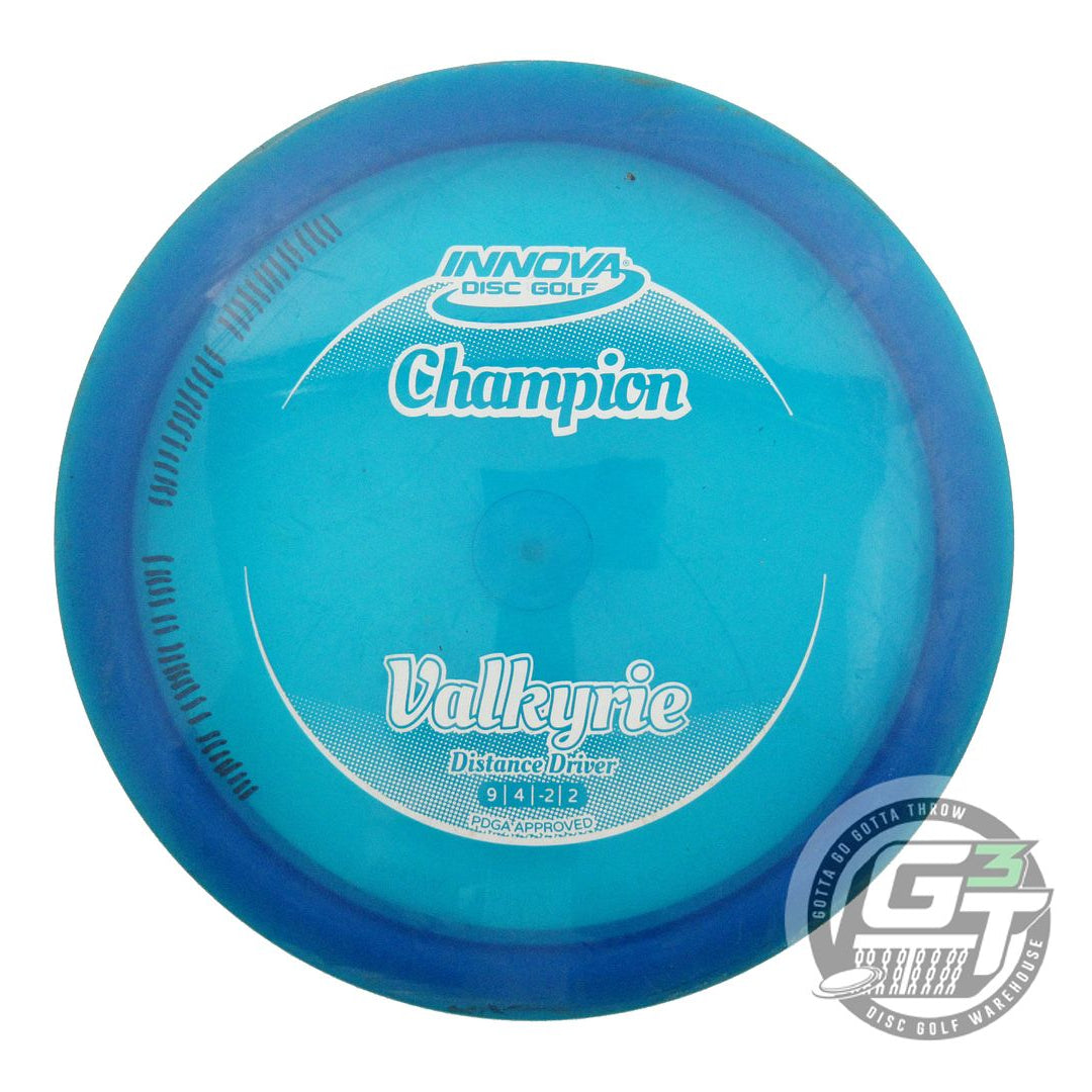 USED Innova Champion Valkyrie 174g Blue White Stamp Distance Driver Golf Disc